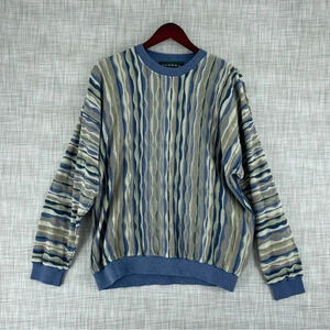 VTG Tundra Canada Mens Size L light sweater crew neck long sleeve 1630